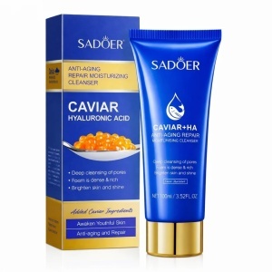 Gelul de curățare facială SADOER Caviar cu Acid Hialuronic