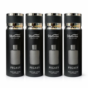 Pachet 4x Body Mist Pegasy Verona Collection 250ml – Parfum Masculin Elegant & Fresh
