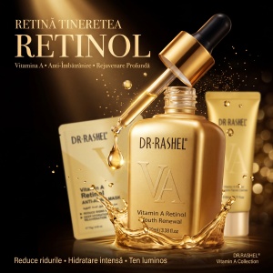 Pachet Promo Retinol Gold Renewal – Rutina Anti-Aging Completă DR.RASHEL - Img 2