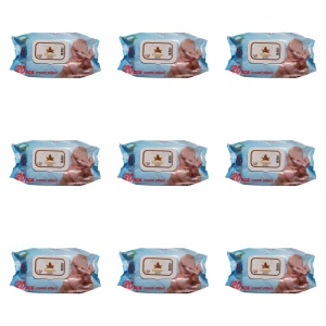 Pachet Ultra Econom 9x Șervețele Umede Mozaic Cream Effect 120 buc pentru Bebeluși