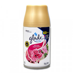 Rezerva odorizant aer cu actiune continua pentru camera Automatic Glade Buchet de flori si Fructe, 269 ml - Img 1