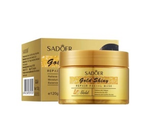 Sadoer Gold Shiny – Mască Facială cu Particule de Aur pentru Hidratare și Regenerare 120 g