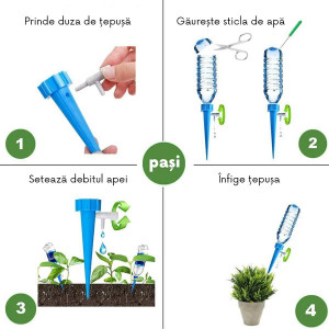 Set 12 țepuse pentru udat plante - Img 2