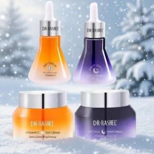 Set 4 produse Anti Aging Vitamina C & Retinol - Dr Rashel Day&Night Pack - Img 1