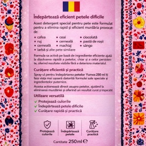 Spray pentru Îndepărtarea Petelor Yumos 250ml - Img 3