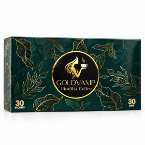 Cafea GoldVamp cu Cicoare (Hindiba Coffee) – 30 Plicuri, 120 g