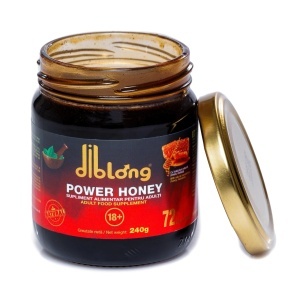 Diblong Power Honey – Miere Premium cu Plante, Borcan 240g - Img 6