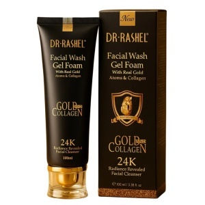 Gel de curatare cu aur si colagen 24K Gold Collagen - Dr Rashel Wash Gel Foam Cleanser 100 ml
