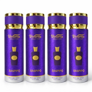 Pachet 4x Body Mist Saspipq Verona Collection 200ml – Parfum Damă Oriental & Elegant