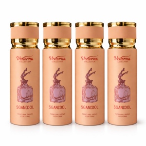 Pachet 4x Body Mist Sganodol Femme Verona Collection 250ml – Parfum Dulce & Elegant pentru Femei