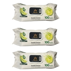 Pachet Fresh Citrus – 3x Șervețele Umede Mozaic cu Lămâie 100 buc