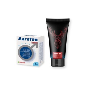 Pachet Maraton Forte + Maral Gel – Supliment Alimentar și Gel pentru Îngrijire Intimă Masculină