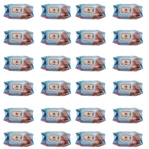 Pachet Ultra Stock 24x Șervețele Umede Mozaic Cream Effect 120 buc pentru Bebeluși