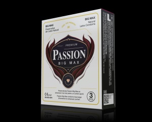Prezervative Passion Big Max din Latex Natural – Dimensiune Mărită, 3 bucăți