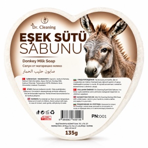 Săpun Parfumat cu burete 2 in 1 Dr. Cleaning în Formă de Inimă, 135g – Diverse Arome - Img 9