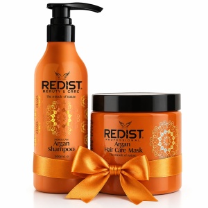 Elixirul de Argan – Set Profesional Redist Șampon 500ml + Mască 500ml
