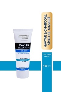 Mască Softto Plus Caviar & Charcoal Black Mask
