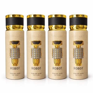 Pachet 4x Body Mist Robot Verona Collection 200ml – Parfum Bărbați Modern & Intens