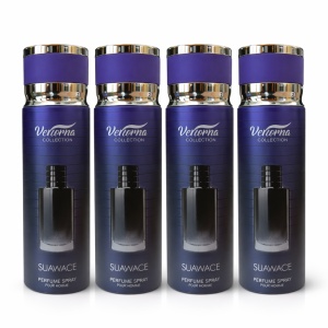 Pachet 4x Body Mist Suawace Verona Collection 200ml – Parfum Masculin Fresh & Intens
