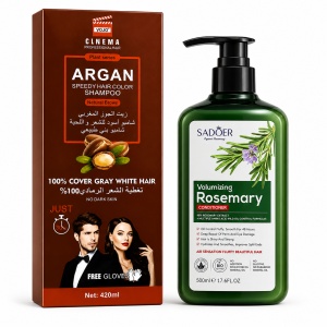 Pachet Promo Rosemary Volume – Șampon Nuanțator Argan + Balsam cu Rozmarin SADOER
