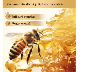 SADOER Cremă de față anti-rid cu Venin de Albină, 50g - Img 4