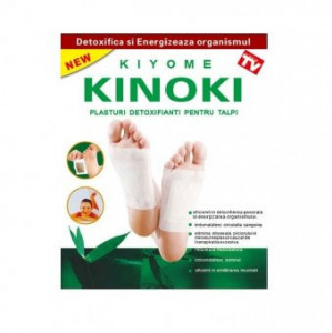 Set de 100 plasturi detoxifianti, KINOKI