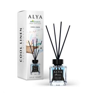 Odorizant camera cu betisoare cu aroma de Cool Linen, ALYA 100 ML