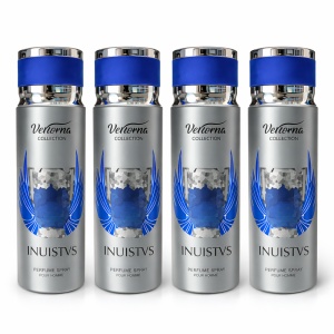 Pachet 4x Body Mist Inuistvs Verona Collection 200ml – Parfum Masculin Fresh & Sport