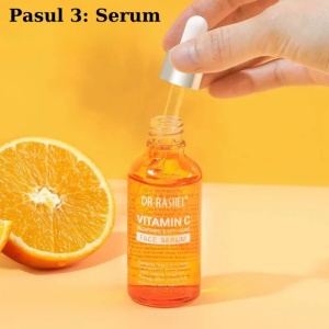 Set 5 Produse Anti - Aging cu Vitamina C, Acid Hialuronic si Niacinamide pentru Luminozitate - Dr. Rashel Skin Care - Img 2
