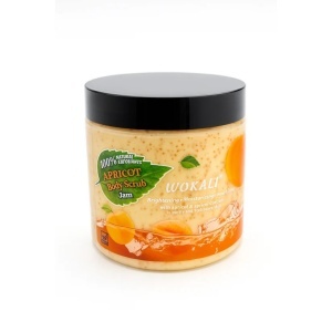 Exfoliant fața și corp Wokali Apricot Body Scrub Jam 500ml