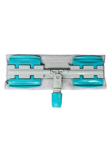 Mop Profesional EasyFlat cu Mecanism de Compresie + Lavetă Microfibră Inclusă, 120 cm, Compatibil cu Șervete Umede - Img 6