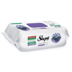 Pachet Trio Șervețele Umede Sleepy Nature Ocean + Pin + Mountain Breeze 3x100 buc - Img 3