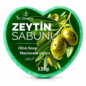 Săpun Parfumat cu burete 2 in 1 Dr. Cleaning în Formă de Inimă, 135g – Diverse Arome - Img 10