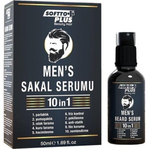 Ser barbă Softto Plus Men's Beard Serum 10 in 1
