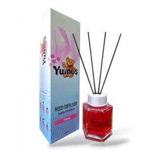 YUMOS Odorizant Camera cu Betisoare FLORI de GRADINA (YUMOS Roz) 120 ml