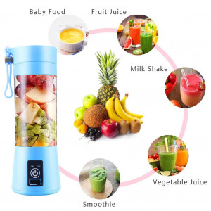 Blender smoothie maker, portabil cu incarcare USB functie de baterie externa - Img 3