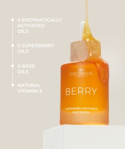 COCOSOLIS Berry superberry recharge face elixir 50 ml - Img 2