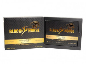 Miere afrodisiac Black Horse, unisex, 1 cutie x 24 plicuri Magiun - Img 4