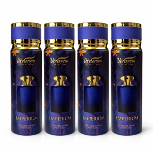 Pachet 4x Body Mist Imperium Verona Collection 200ml – Parfum Masculin Elegant & Luxury
