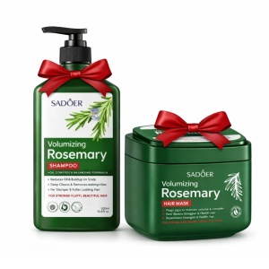 Pachet SADOER Rozmarin – Reparare & Volum (Șampon 500ml + Mască 500g)