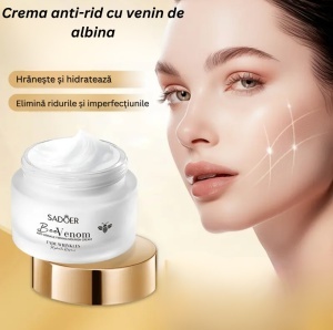 SADOER Cremă de față anti-rid cu Venin de Albină, 50g - Img 5