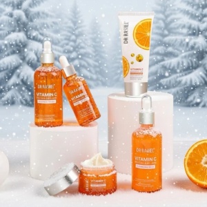 Set 5 Produse Anti - Aging cu Vitamina C, Acid Hialuronic si Niacinamide pentru Luminozitate - Dr. Rashel Skin Care - Img 6