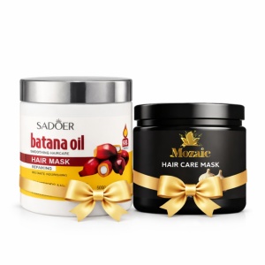 Tratament intensiv– Mască Usturoi Mozaic 475ml + Mască Batana Oil Sadoer500g