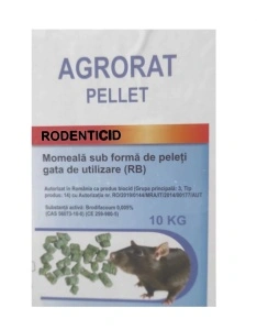 Raticid momeala soareci sobolani Agrorat Pellet 10kg