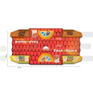 Capcana adeziva gandaci TRAP-A-ROACH, SET 5 BUC
