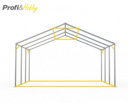 5X10 м Шатра / PROFESSIONAL XXL / PVC 550 гр/кв.м / Огнеустойчив - Img 4