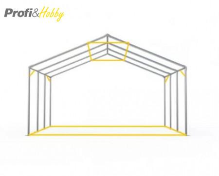 5X6 м Шатра / PROFESSIONAL XXL / PVC 550 гр/кв.м - Img 4