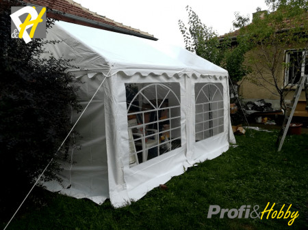 3X4 м Шатра / ECONOMY / PVC 500 гр/кв.м, зелен - Img 6