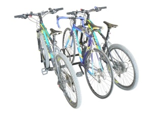 Паркинг стойка за 3 велосипеда 90x32x26 см - Img 5