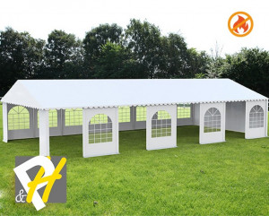 6X16 м Шатра / PROFESSIONAL XXL / PVC 550 гр/кв.м / Огнеустойчив - Img 3